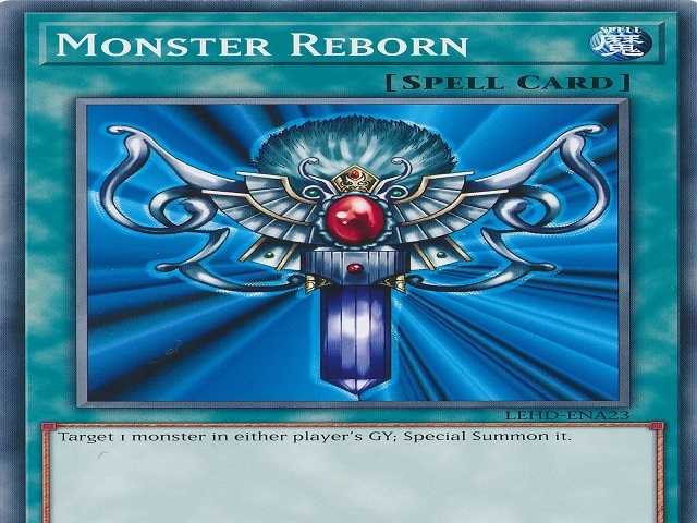 Monster Reborn, trong số các thẻ yugi oh huyền thoại có sức mạnh hồi sinh