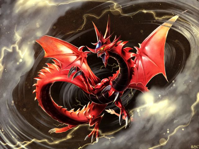 Slifer the Sky Dragon nam trong 3 ca khuc trong cuoc song yugioh