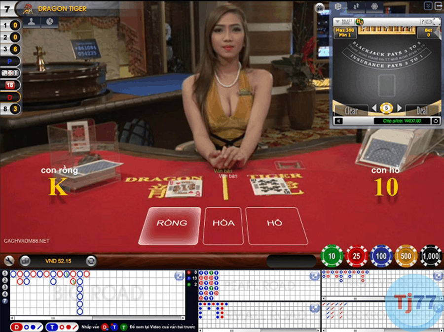 bạn là người chơi Rồng Hổ