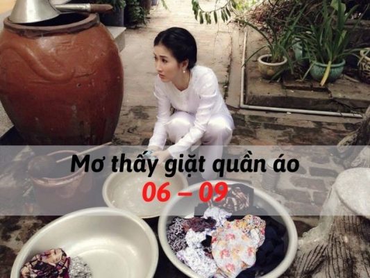 Nằm mơ thấy giặt quần áo là điềm gì