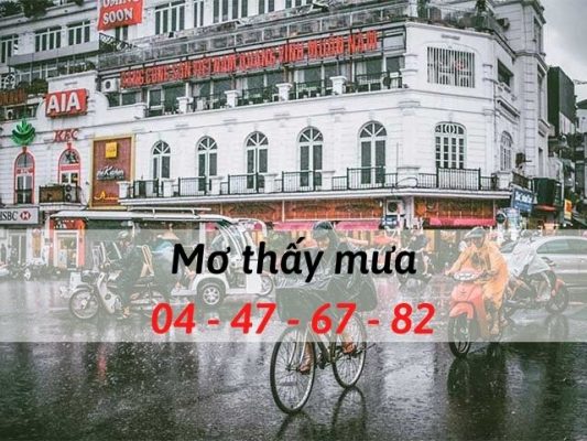 giấc mơ thấy mưa đánh