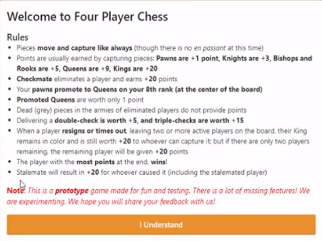 Nó luôn luôn là vua trong bốn người khi chơi trực tuyến trên cờ vua.com