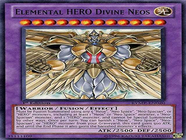 Elemental HERO Divine Neos là yugioh mạnh nhất thế giới