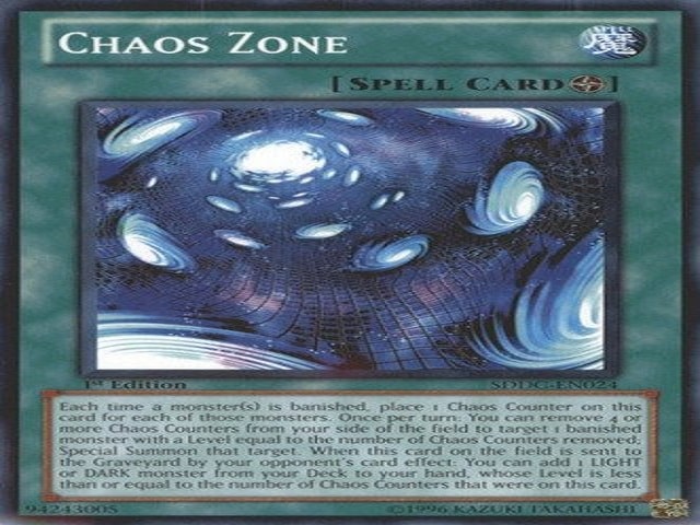Chaos Zone là một thẻ được sử dụng bởi nhiều trò chơi thông qua