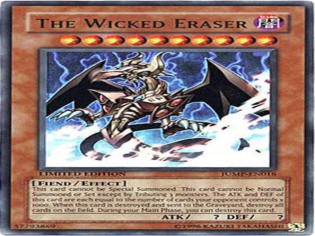 Wicked Eraser được tạo ra để chống lại Thần bầu trời Osiris