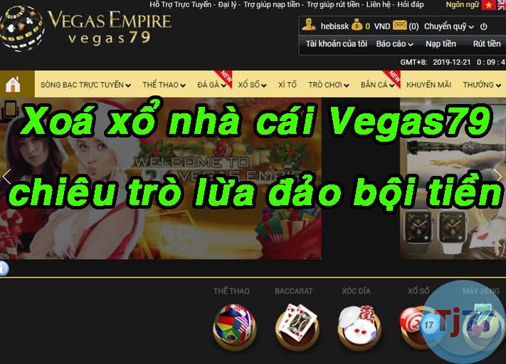 Vegas79 Lừa đảo