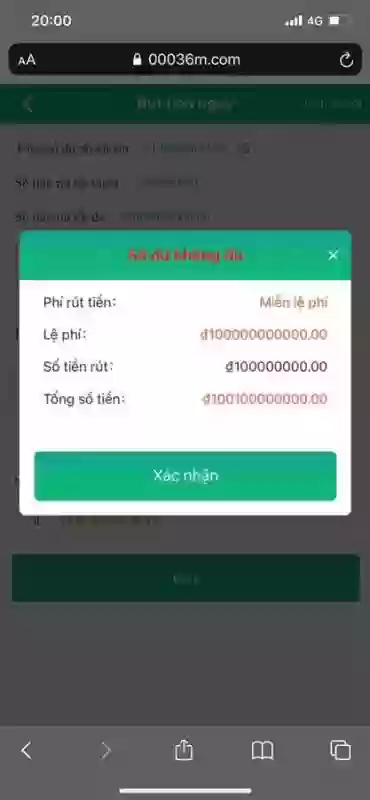 Nhà Cái 36m Lừa đảo