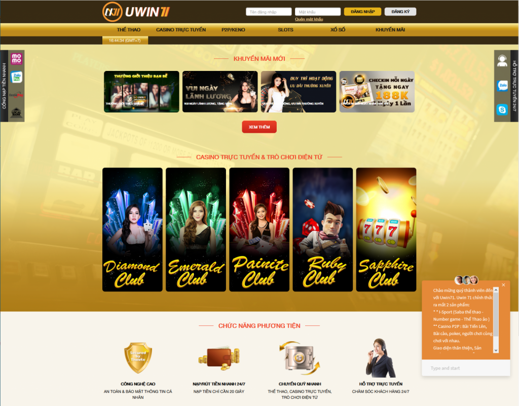 Trang web của nhà cái UWIN71 là lừa đảo