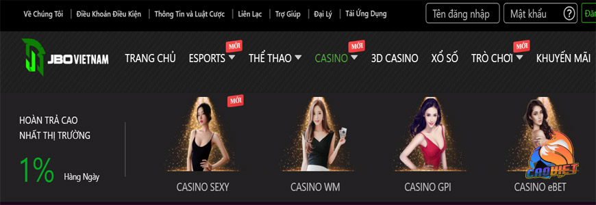 chơi casino trực tuyến